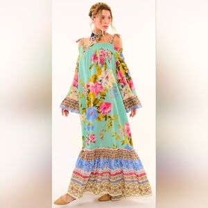 Arratta Floral Eva Maxi Dress  Multicolor Size Medium